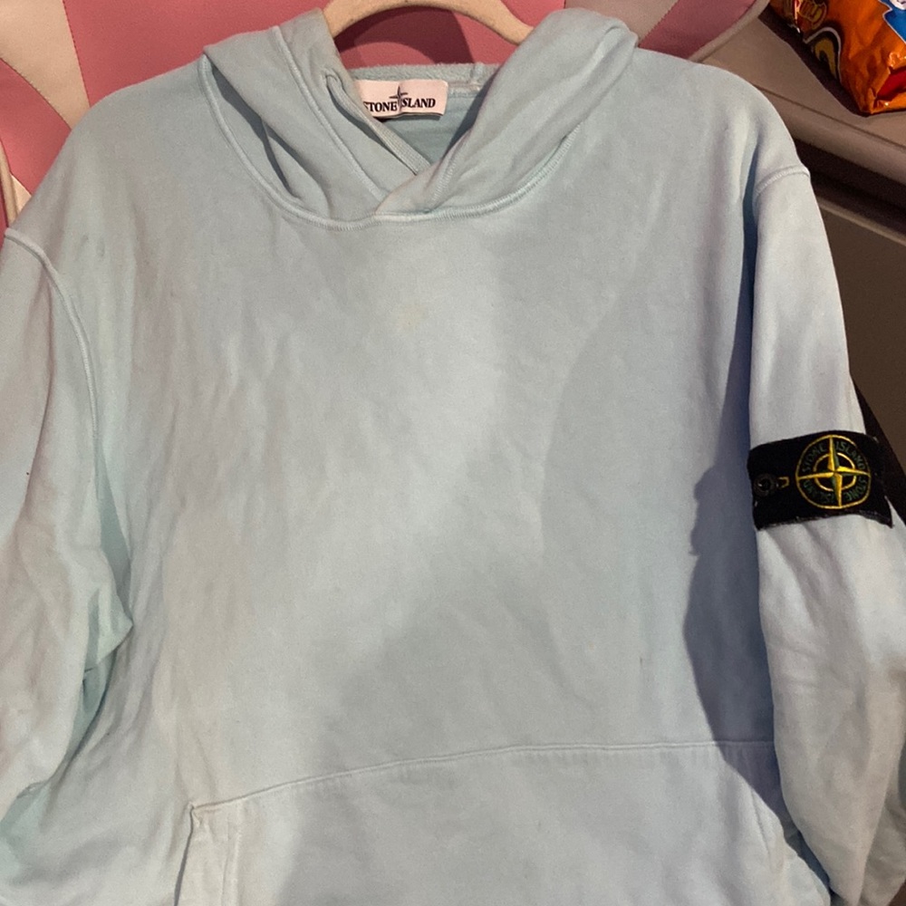 Stone Island Blue Men’s Hoodie